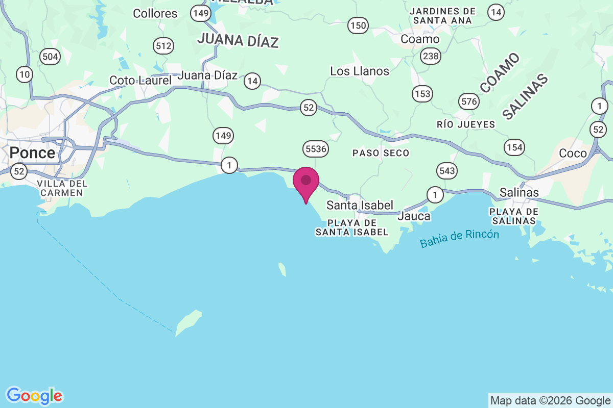 Carte de Playa Cortada