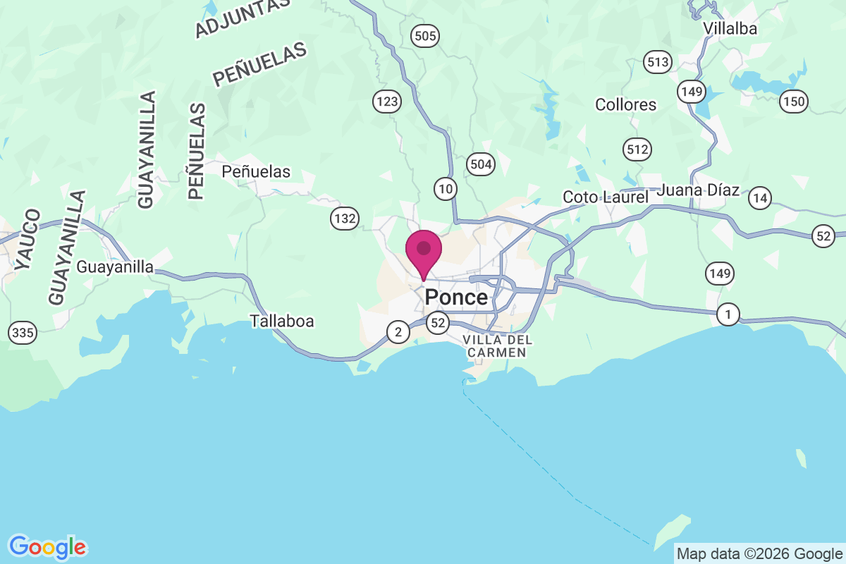 Carte de Jardines del Caribe