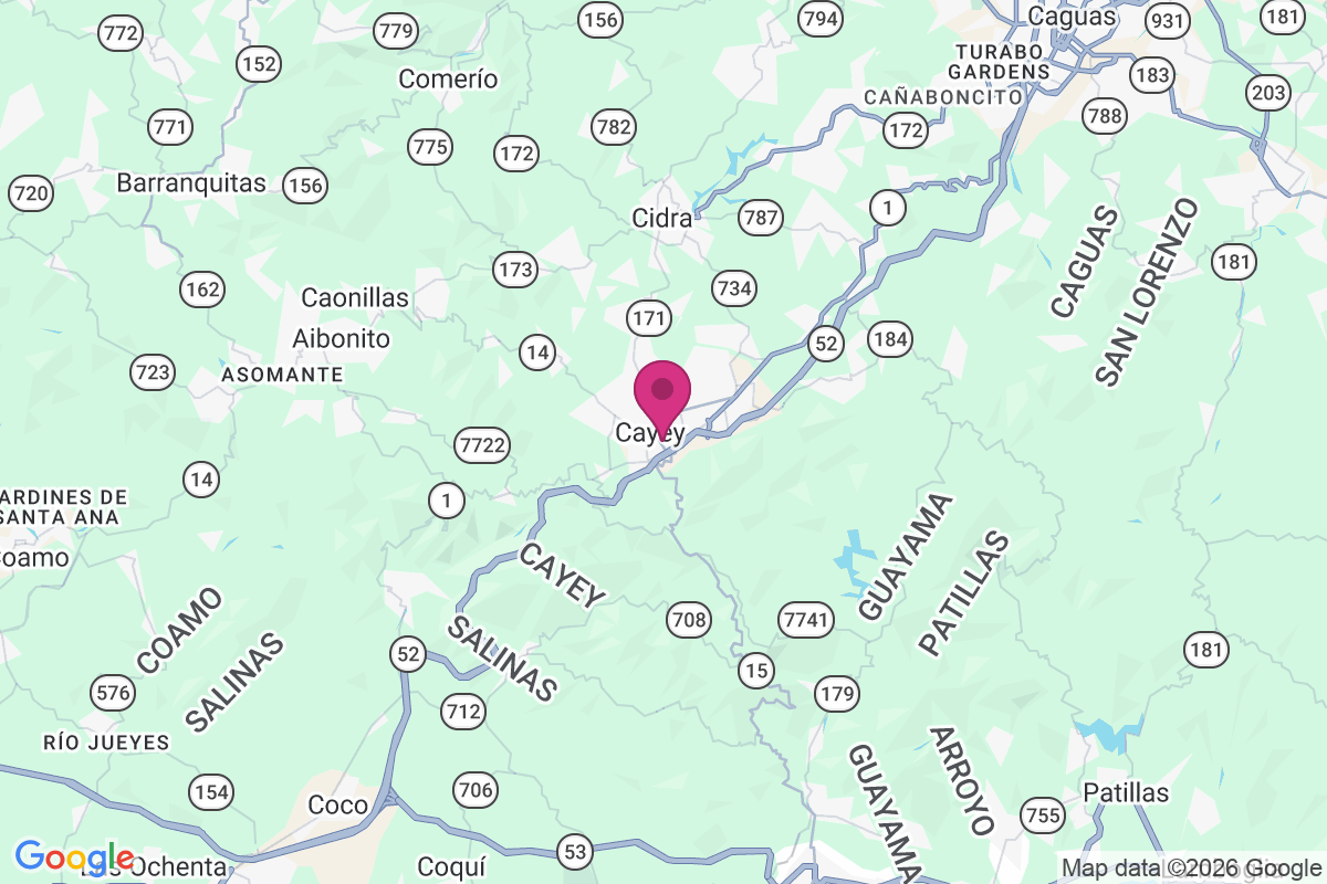 Carte de Cayey