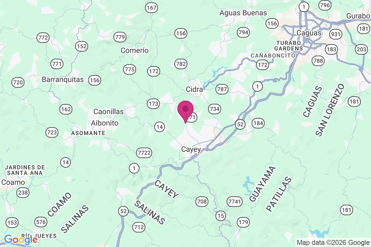 Carte de Parcelas Nuevas
