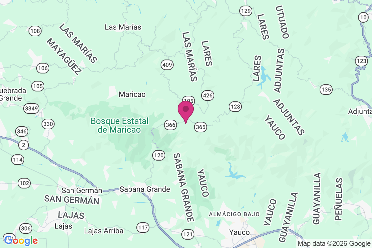 Carte de Hacienda La Delfina