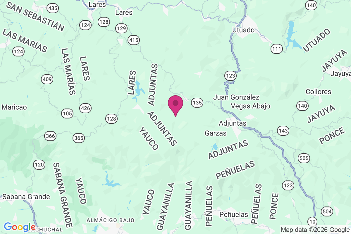 Carte de Hacienda Esperanza