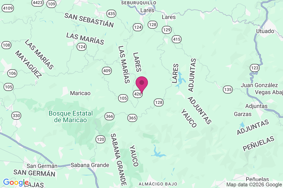 Carte de Hacienda Llanada
