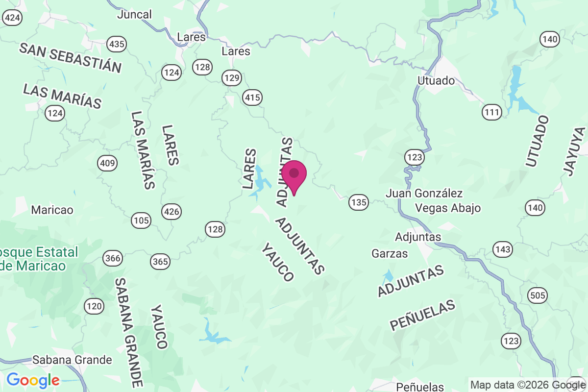 Carte de Guayabo Dulce