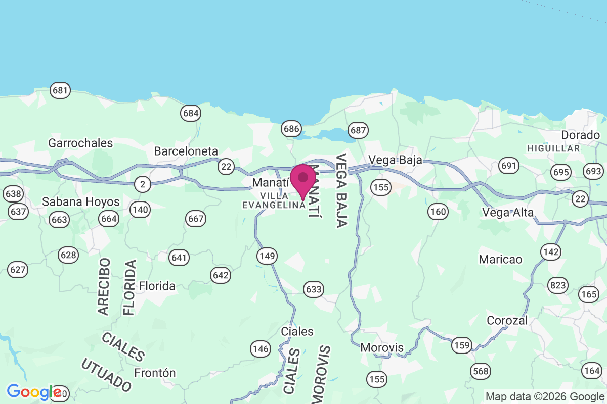 Carte de Coto Sur