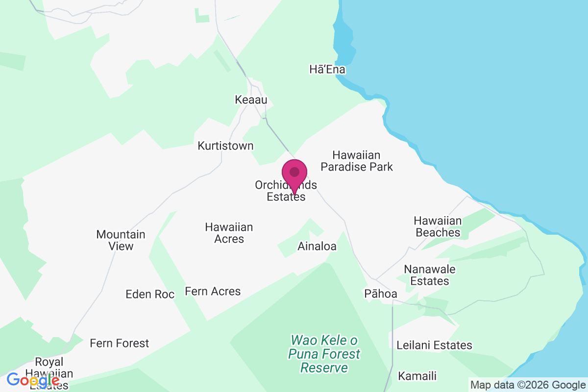 Carte de Orchidlands Estates