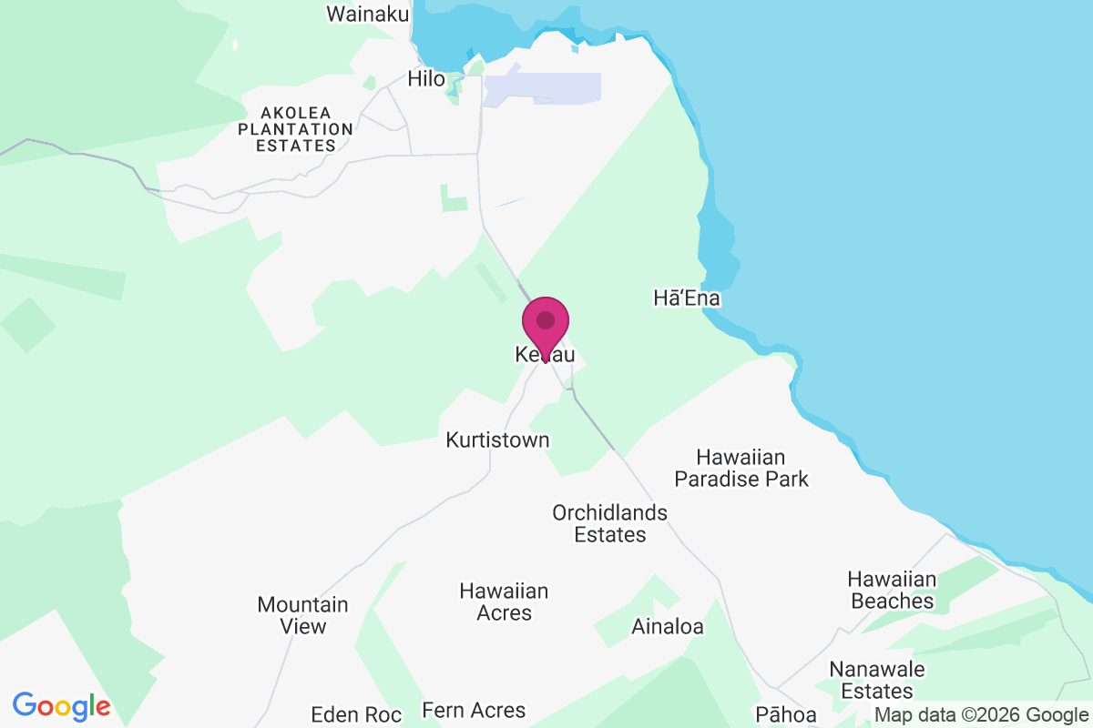 Carte de Keaau