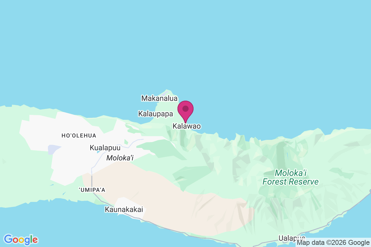 Carte de Kalawao