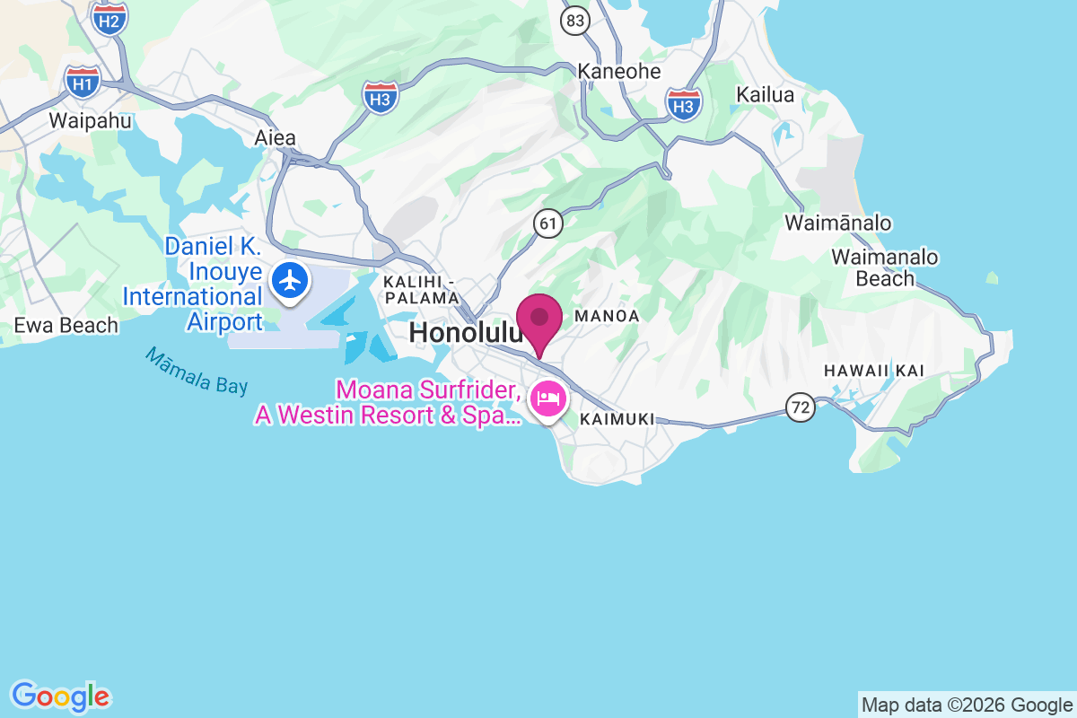 Carte de Punahou