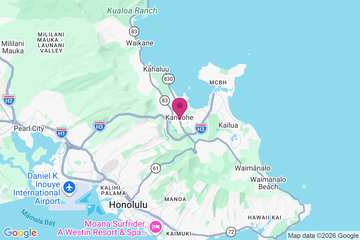 Carte de Kaneohe