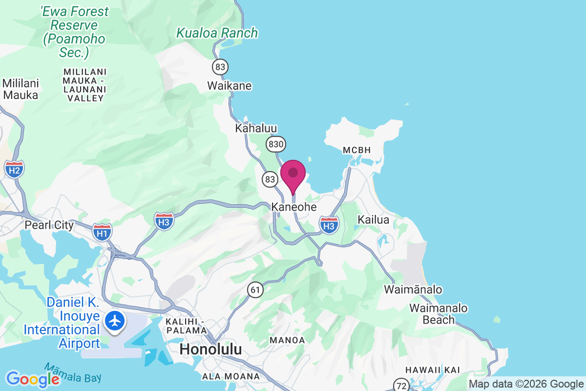 Carte de Kaneohe