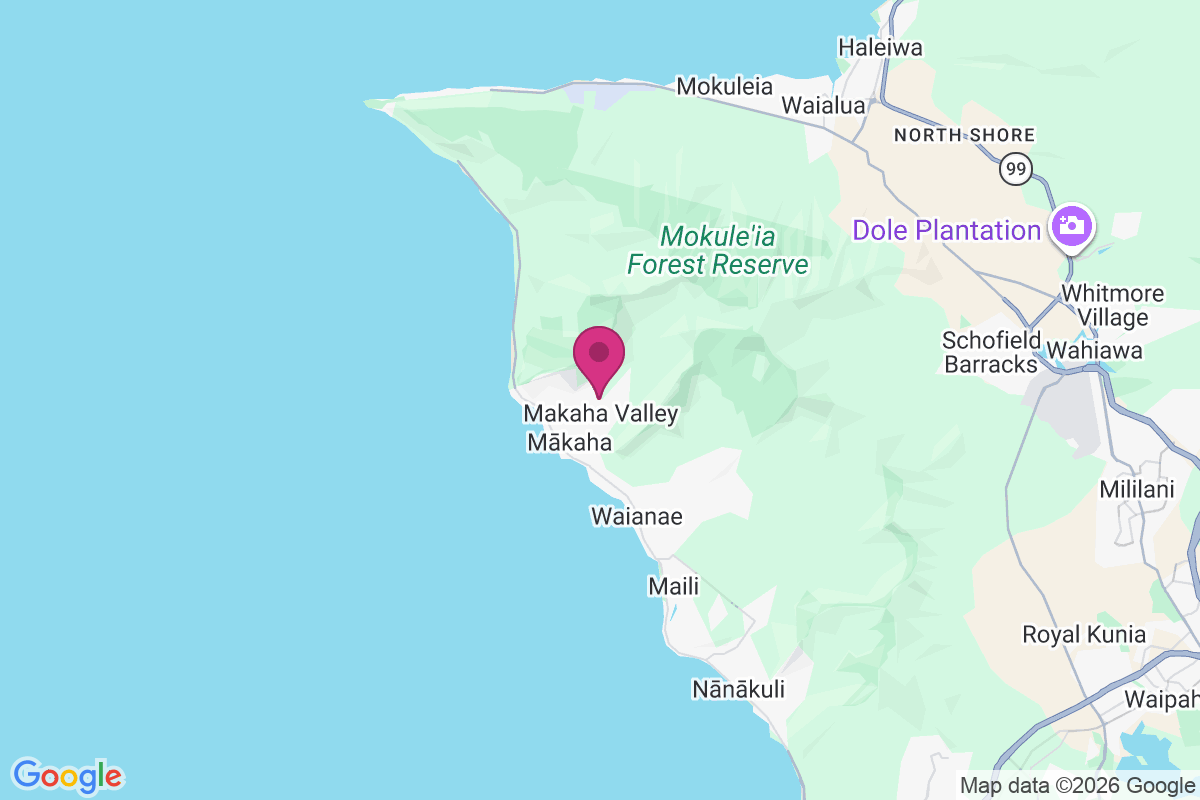 Carte de Makaha Valley