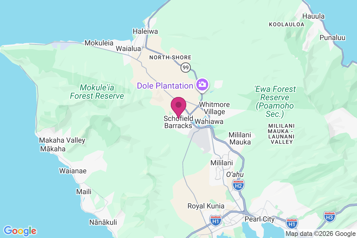 Carte de Schofield Barracks