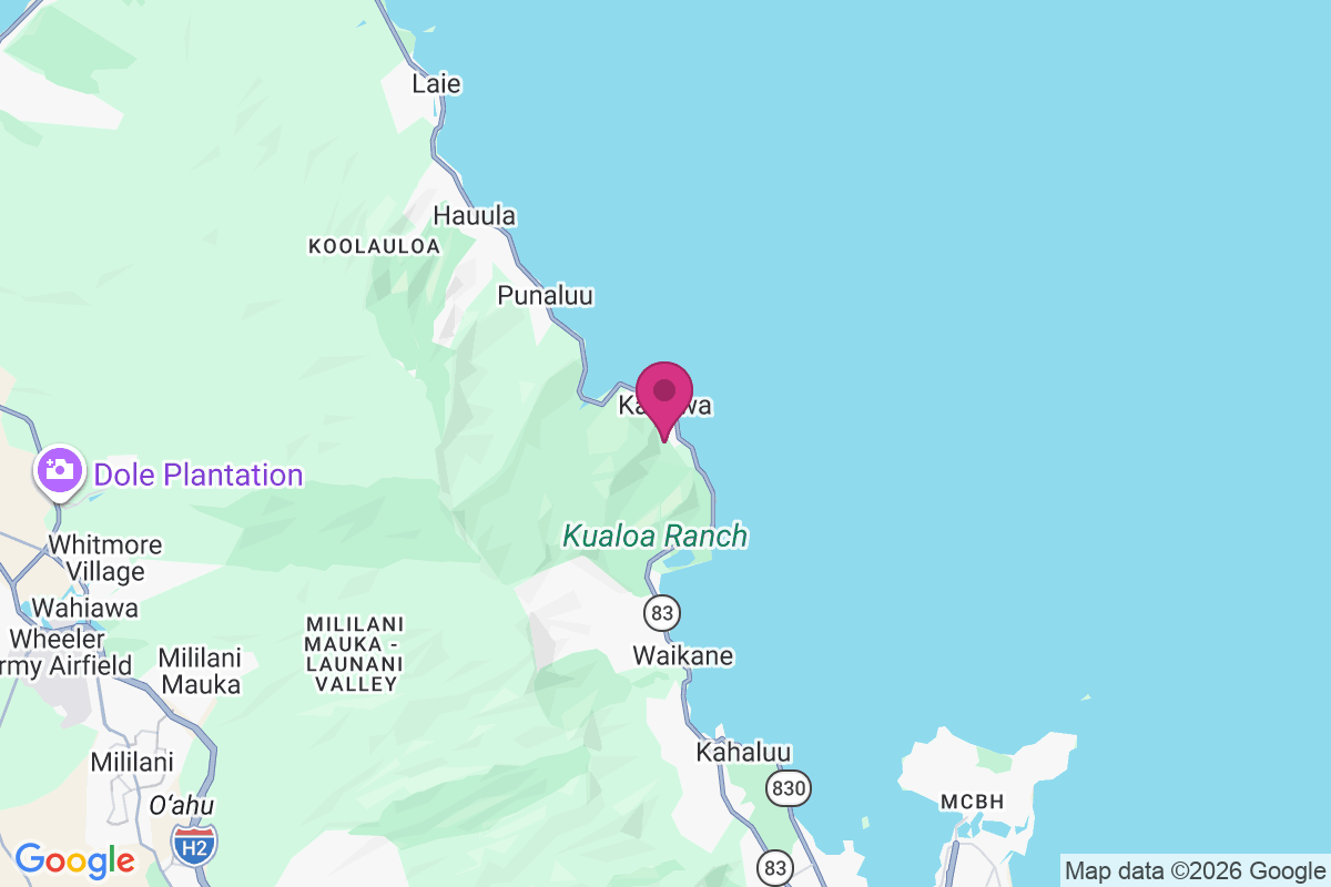 Carte de Kaaawa