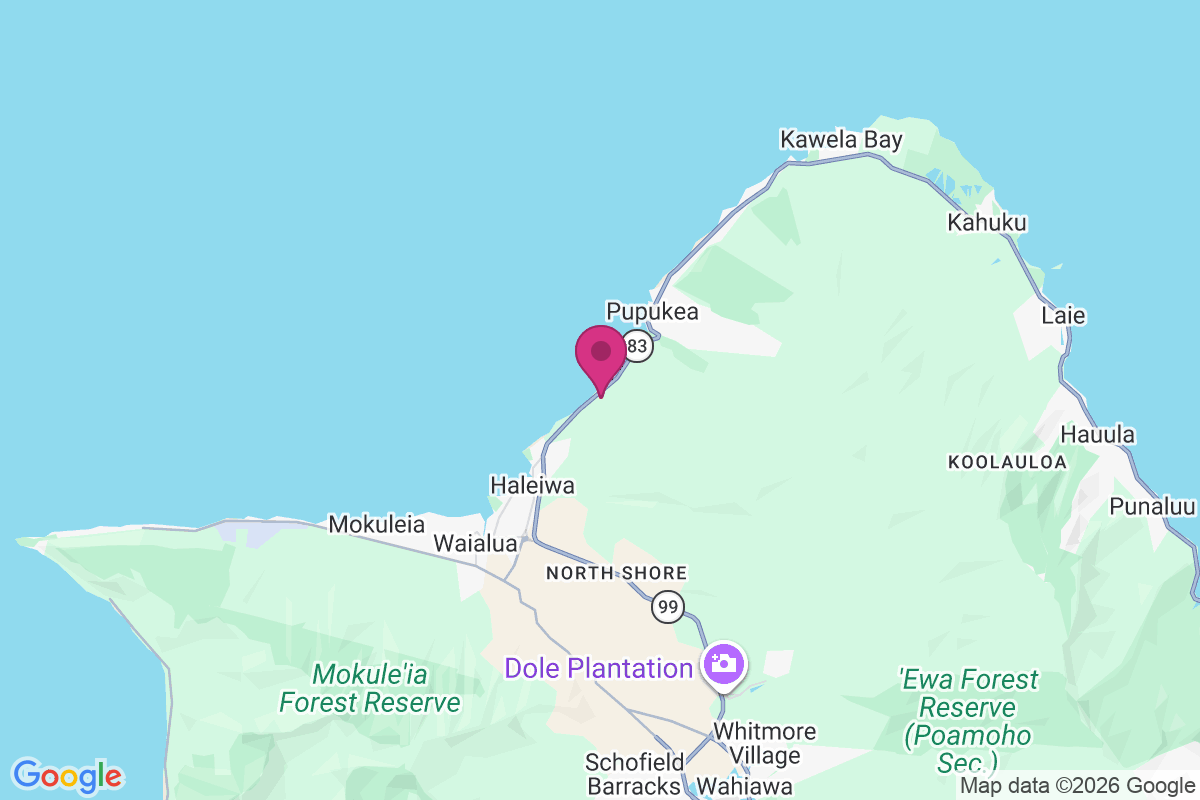 Carte de Kawailoa Beach