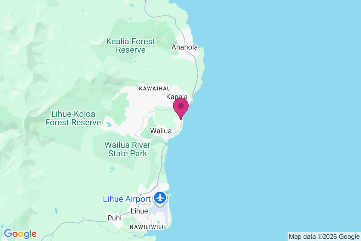 Carte de Kapaa