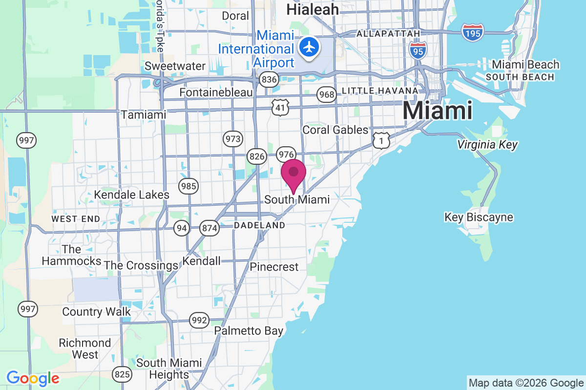 Carte de South Miami