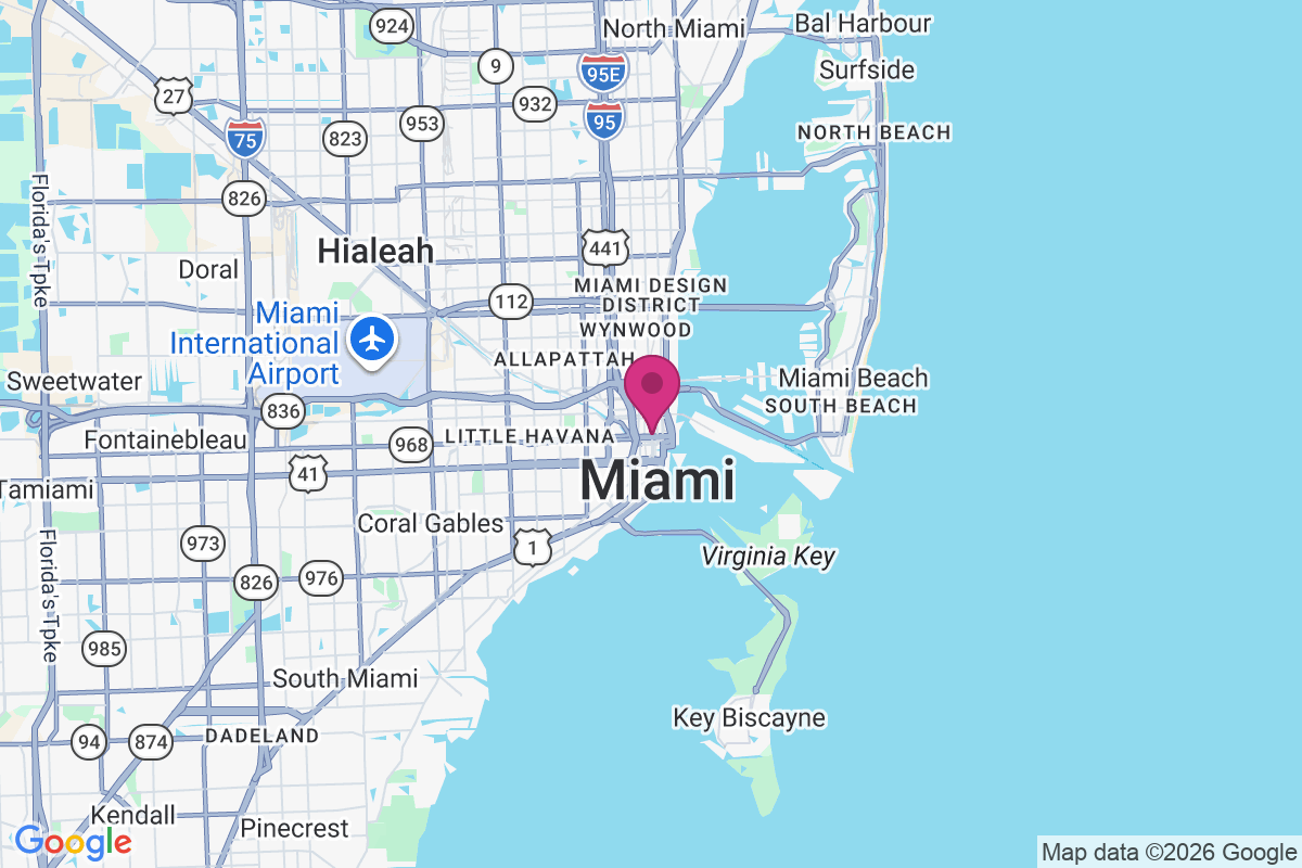 Carte de Miami