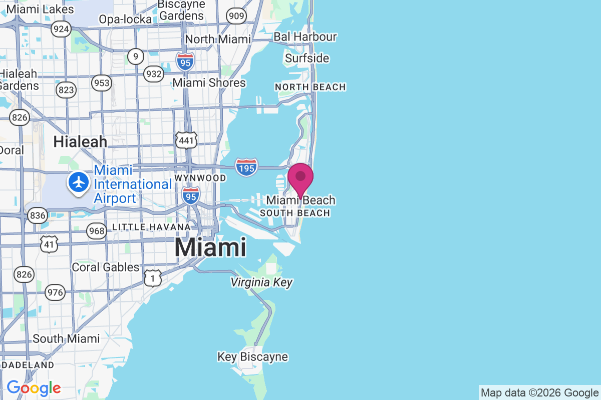 Carte de Miami Beach