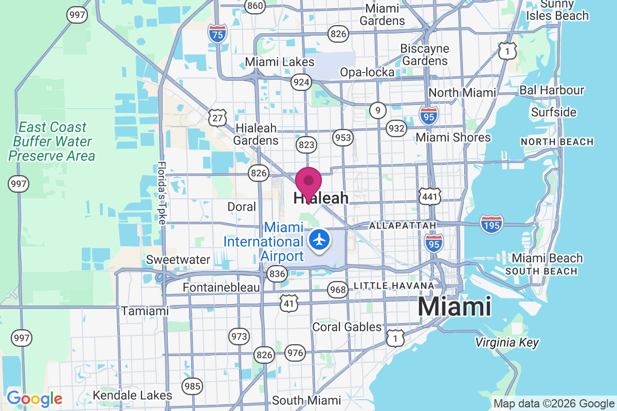 Carte de Miami Springs