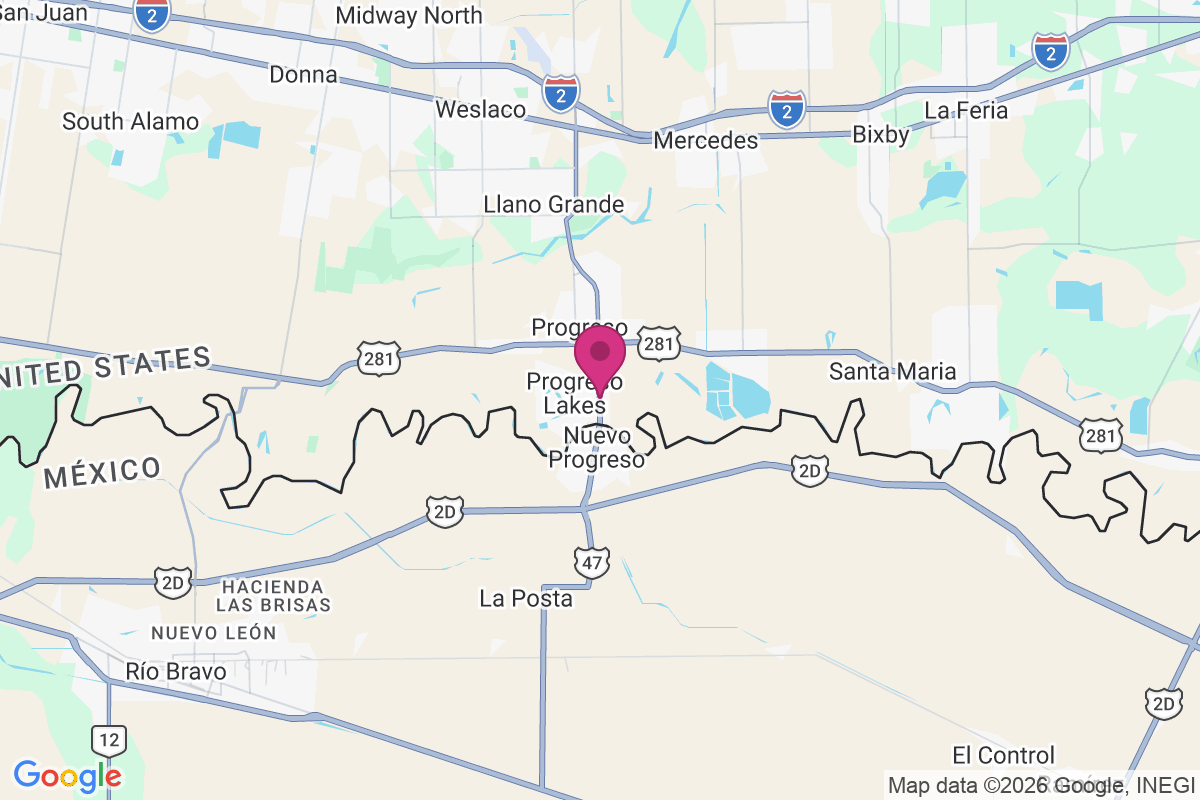Carte de Progreso Lakes