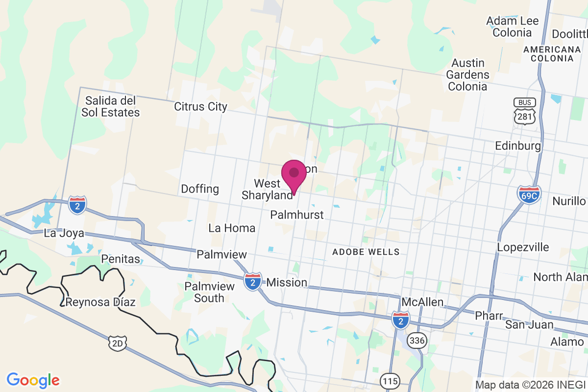 Carte de West Sharyland