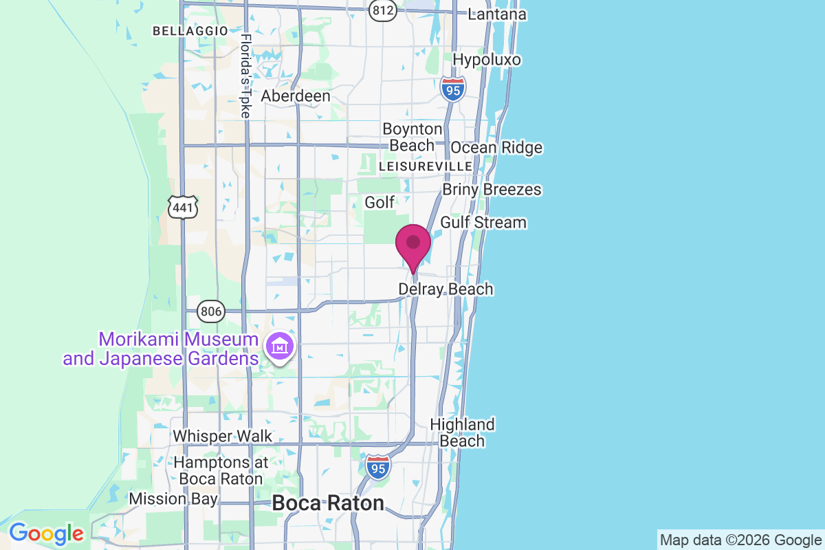 Carte de Delray Shores