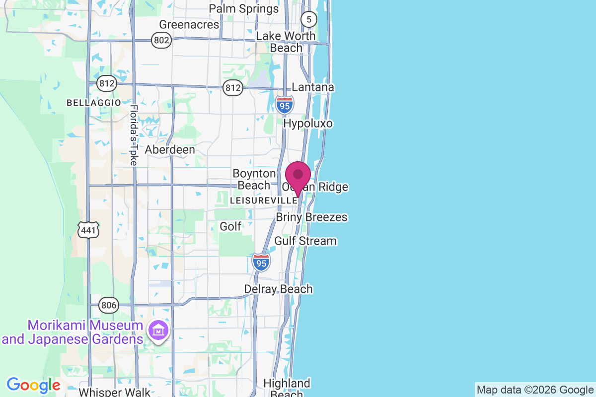 Carte de Boynton Beach