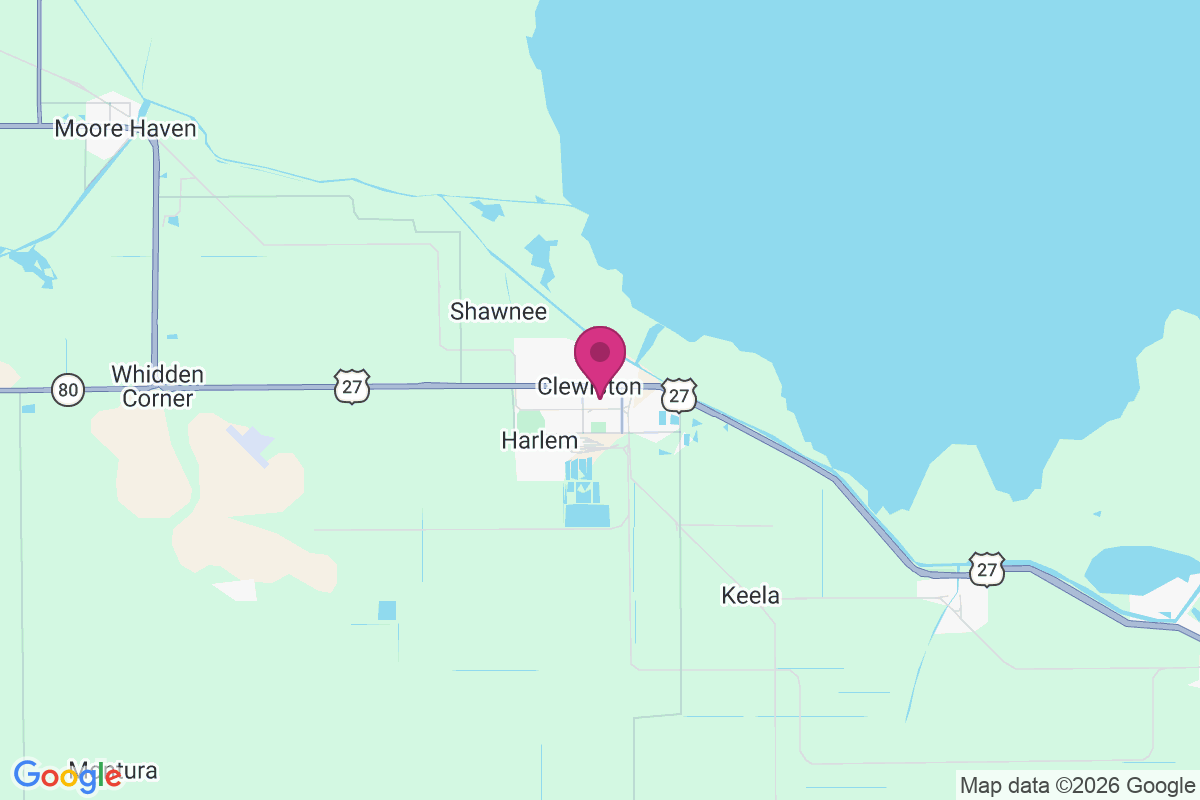 Carte de Clewiston