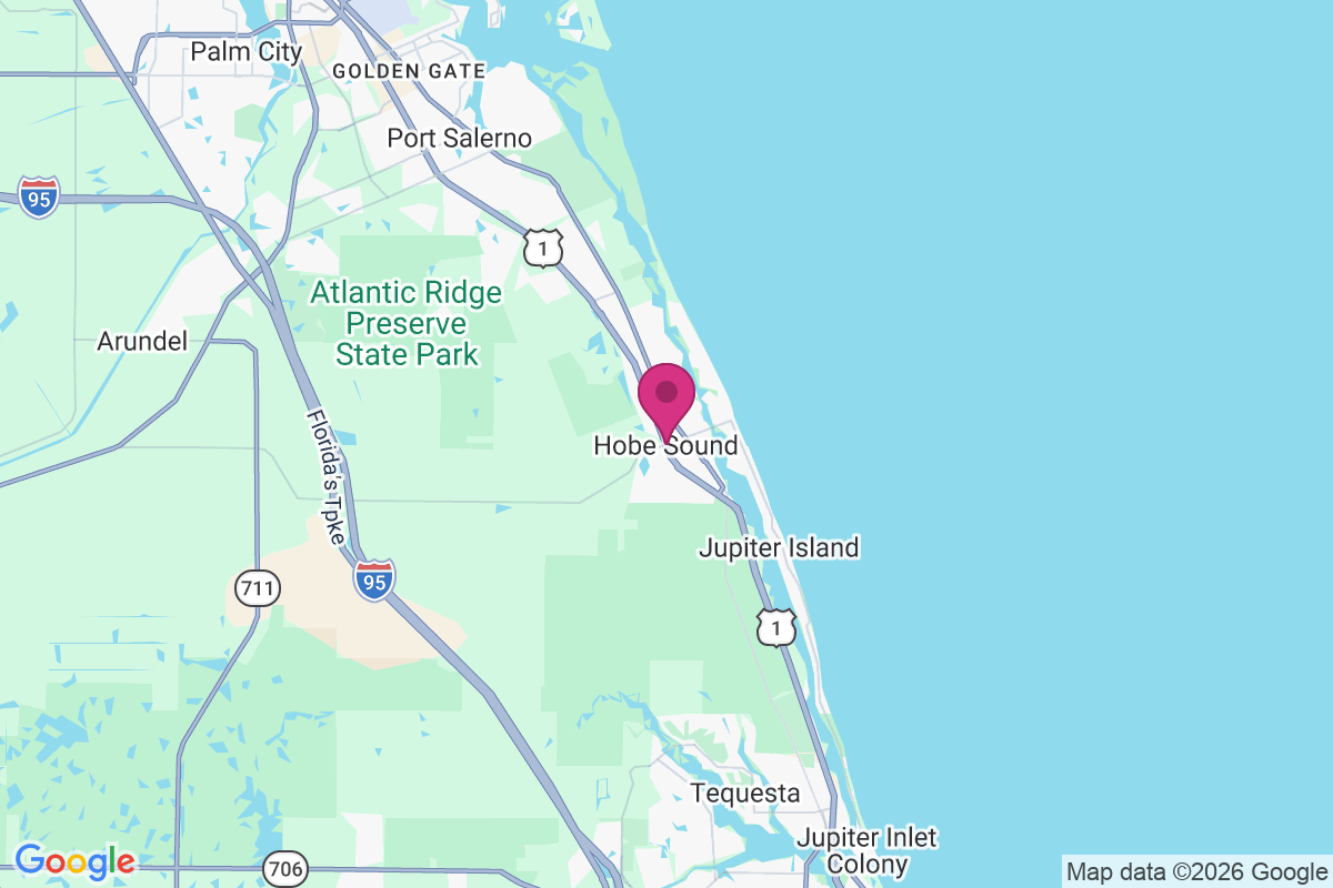 Carte de Hobe Sound