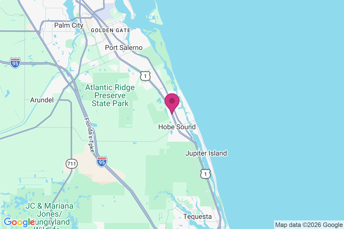 Carte de Hobe Sound