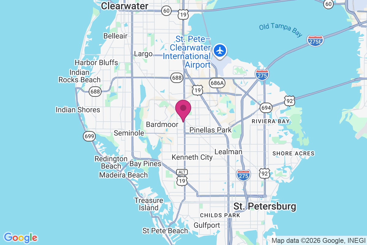 Carte de Cross Bayou