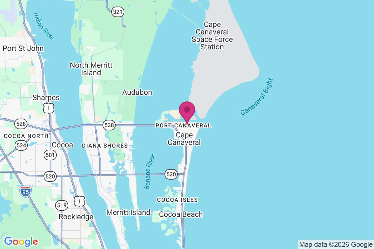 Carte de Cape Canaveral