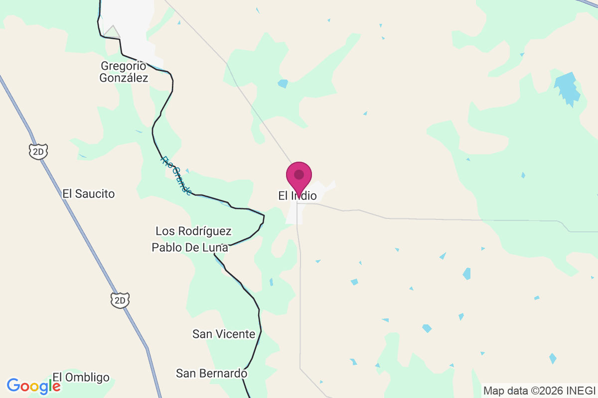 Carte de El Indio