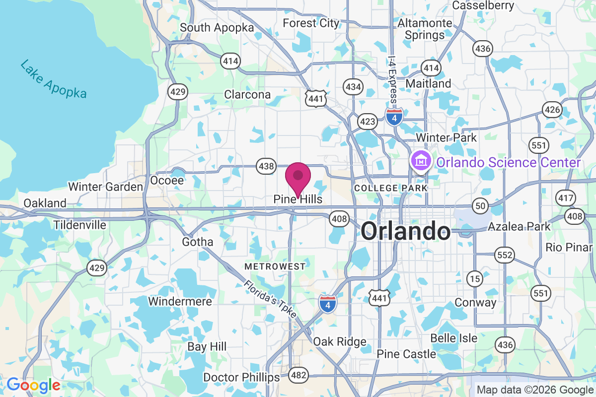 Carte de Pine Hills