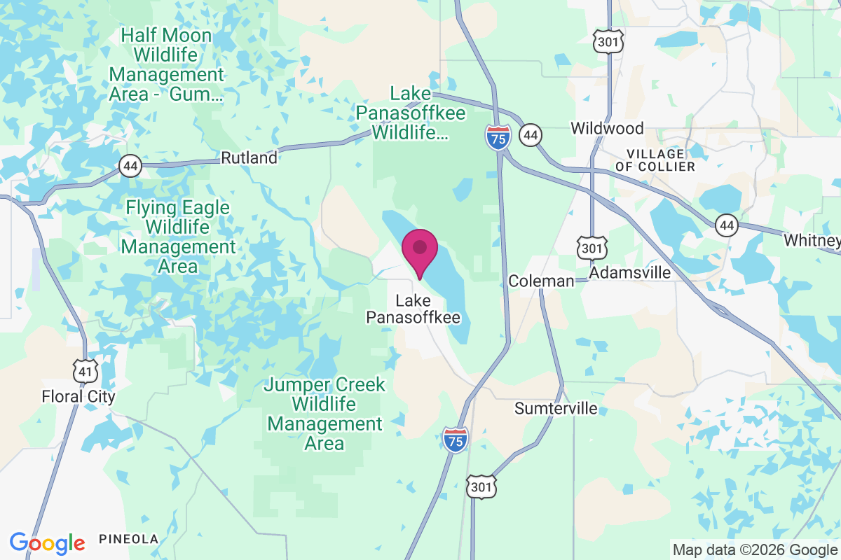 Carte de Panacoochee Retreats