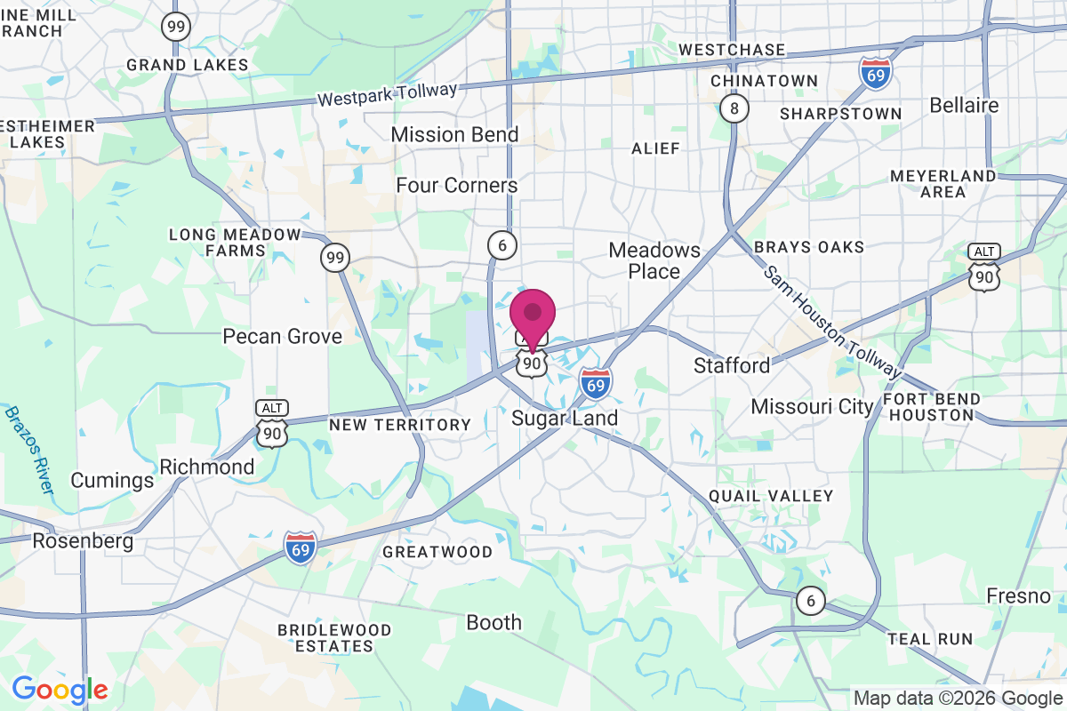 Carte de Sugar Land