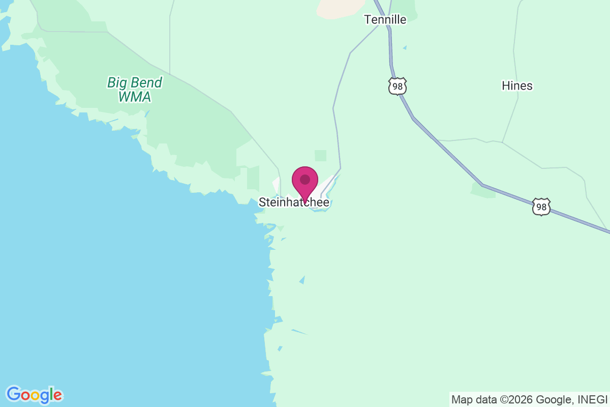 Carte de Steinhatchee