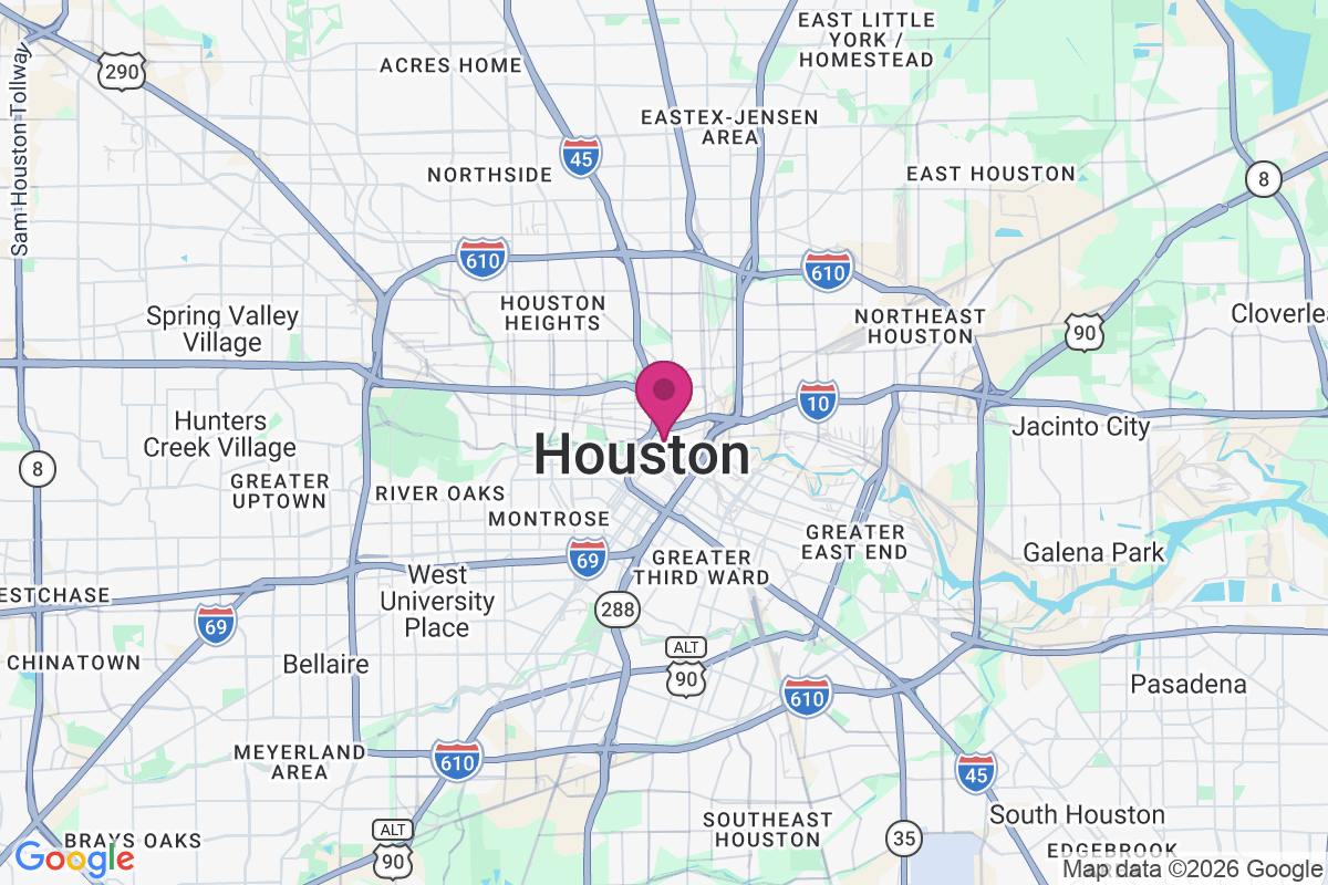 Carte de Houston