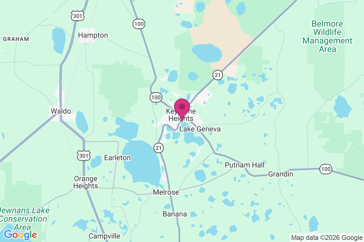 Carte de Keystone Heights