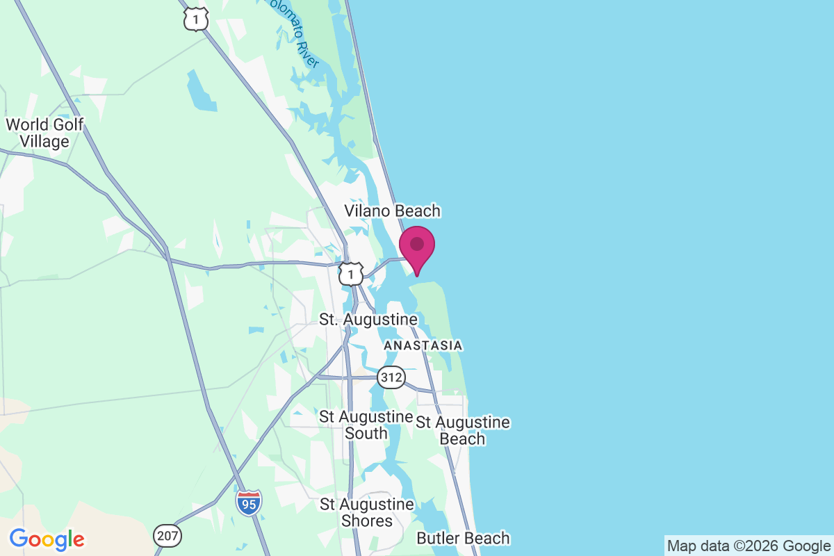 Carte de Vilano Beach