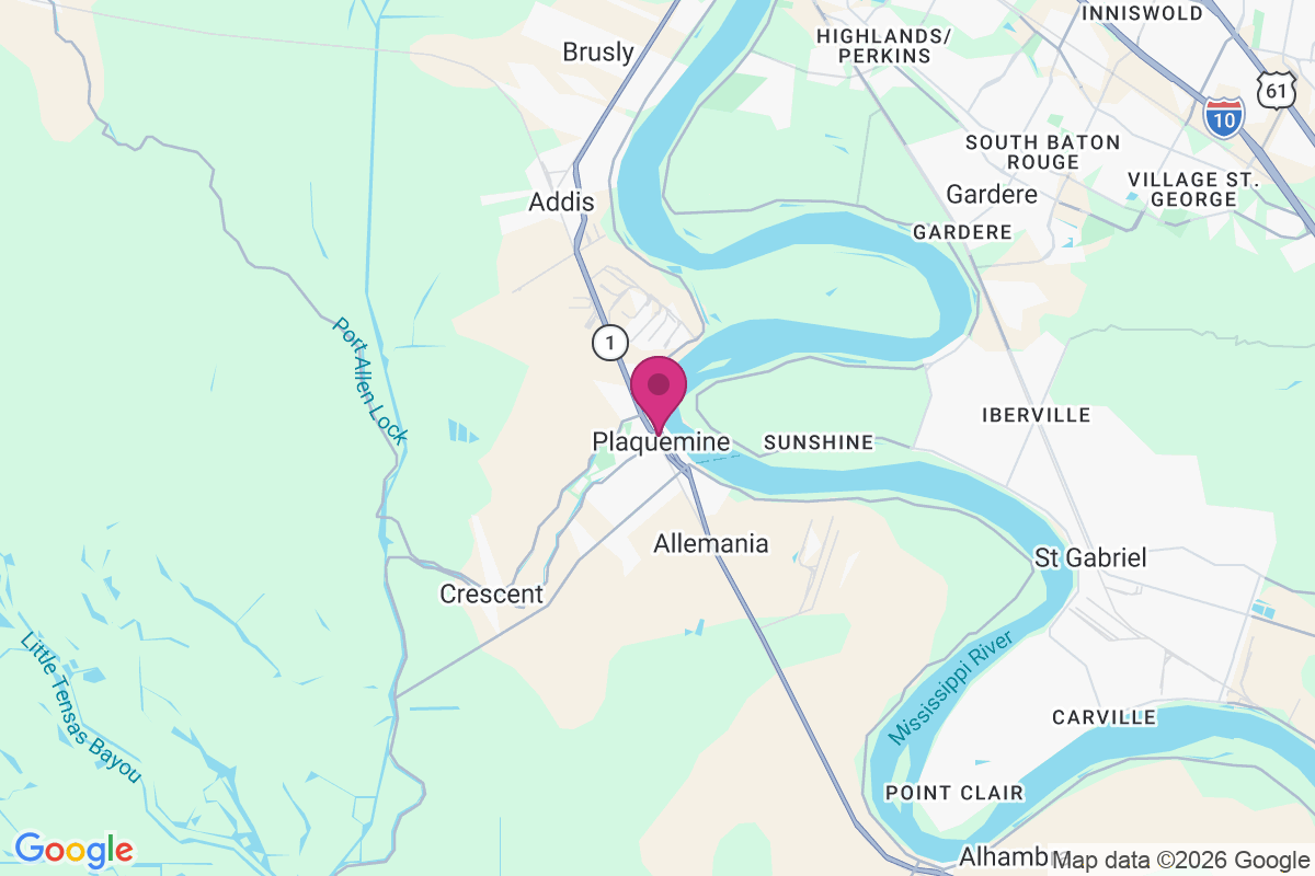 Carte de Plaquemine
