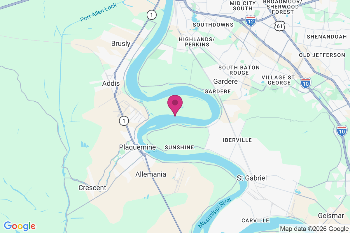 Carte de Broussard Landing