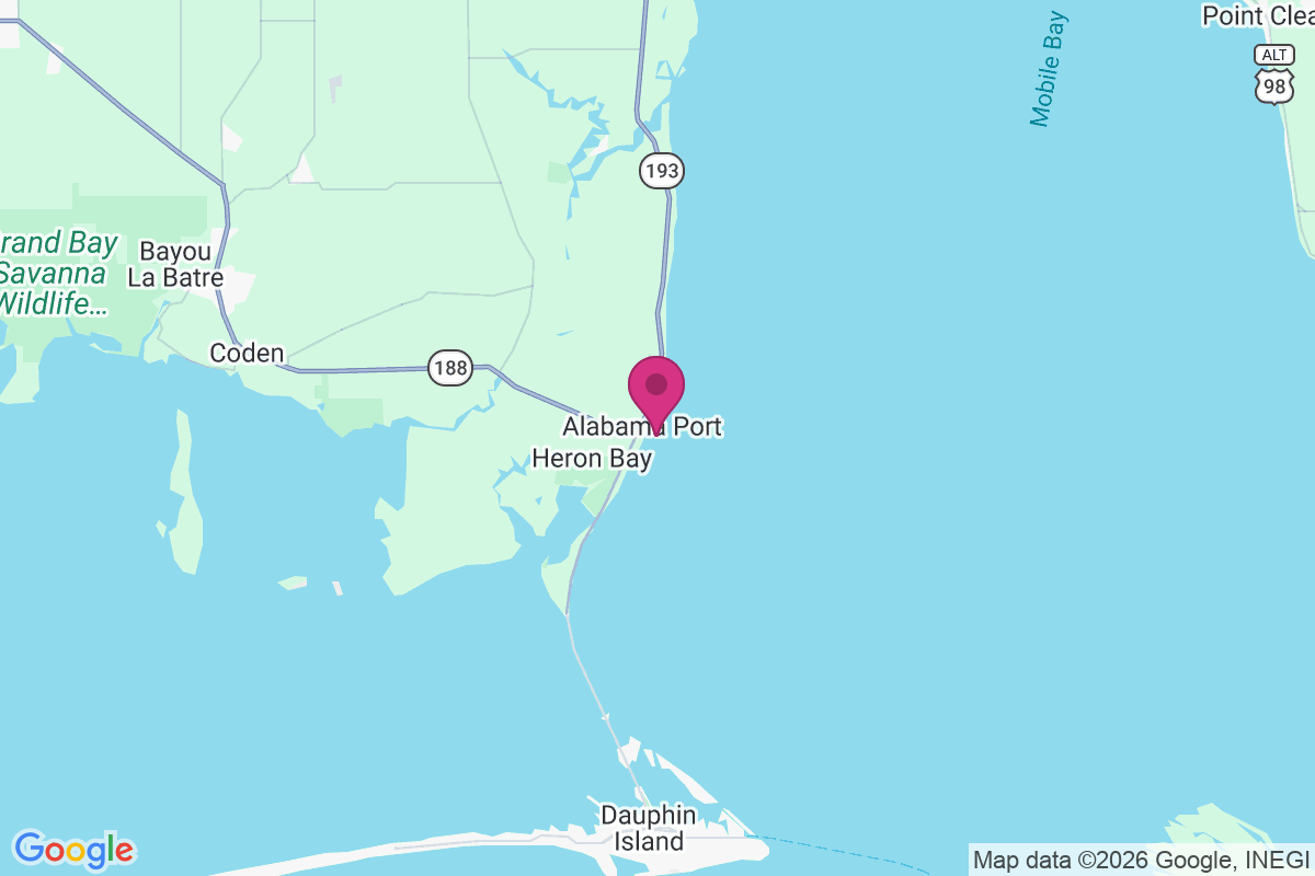 Carte de Alabama Port