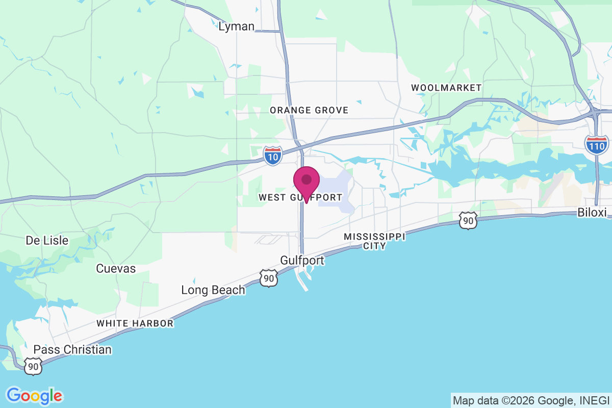Carte de West Gulfport