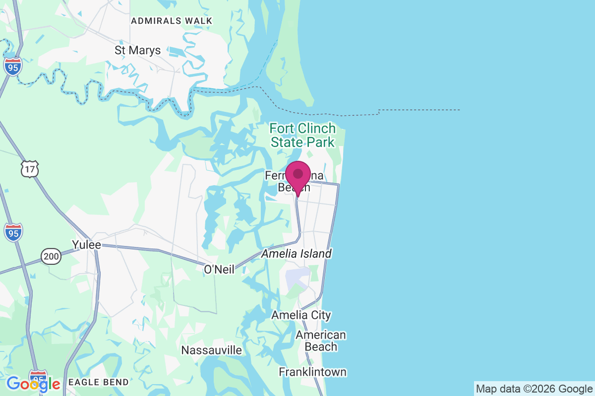 Carte de Fernandina Beach