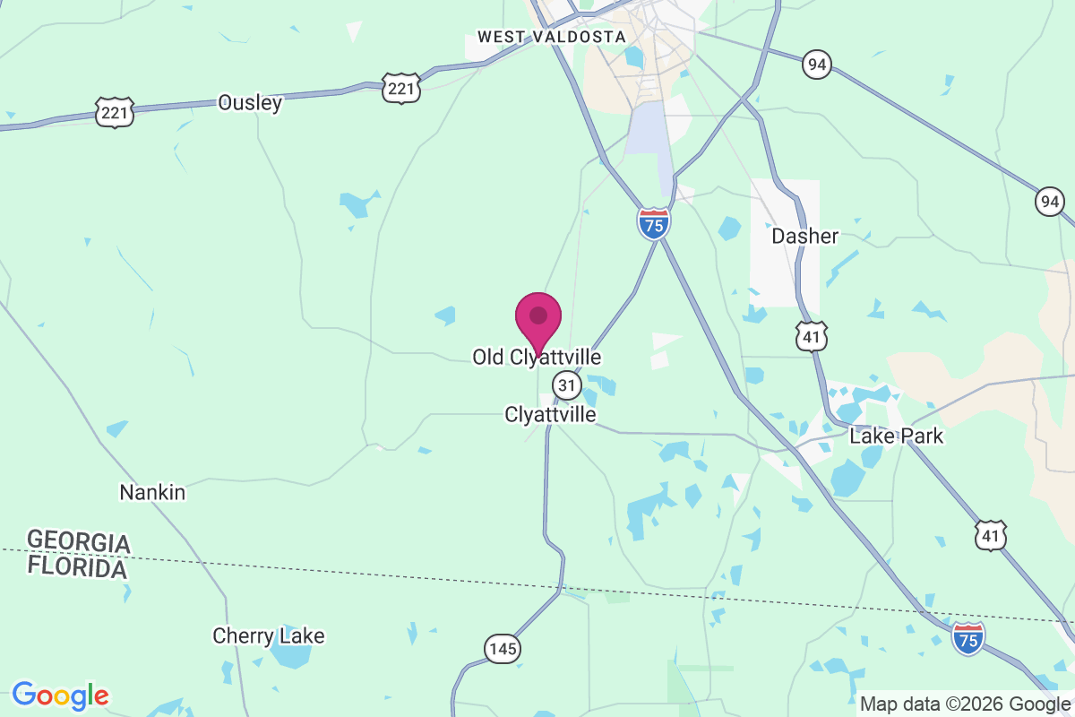 Carte de Old Clyattville