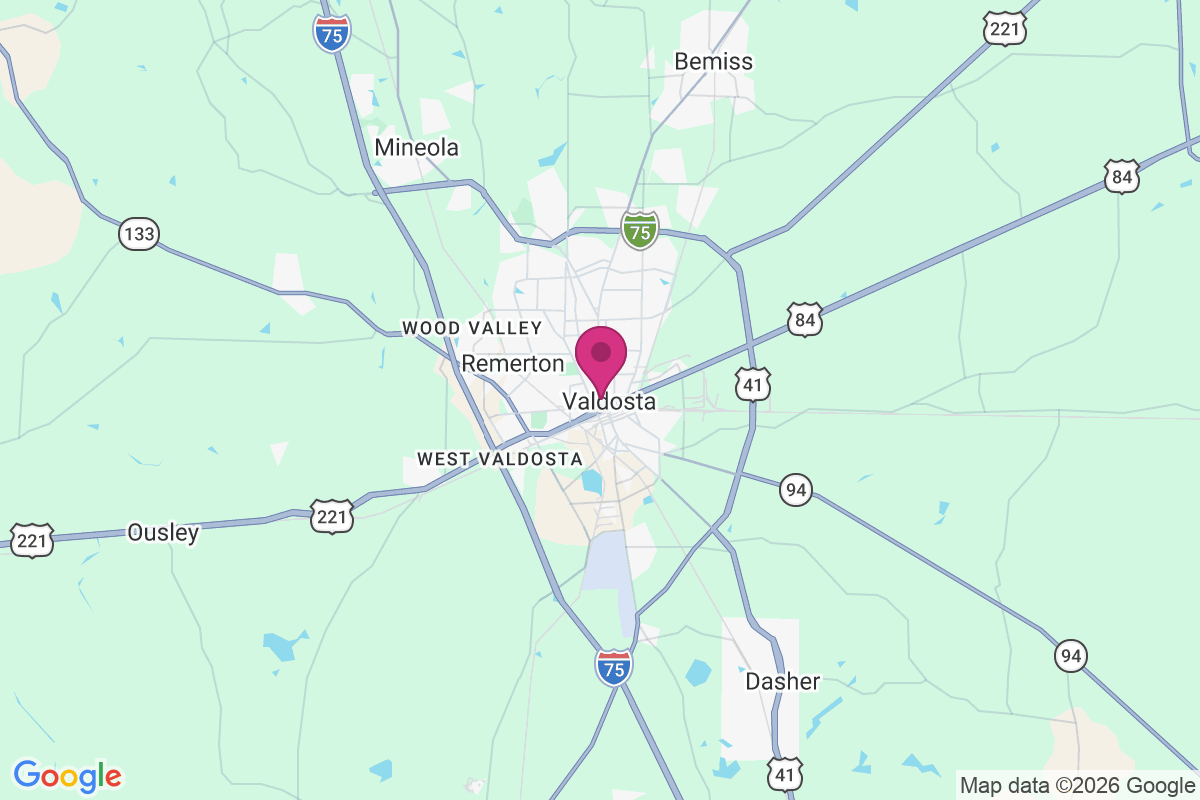 Carte de Valdosta