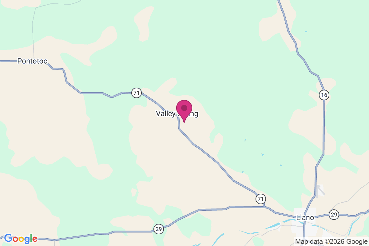 Carte de Valley Spring