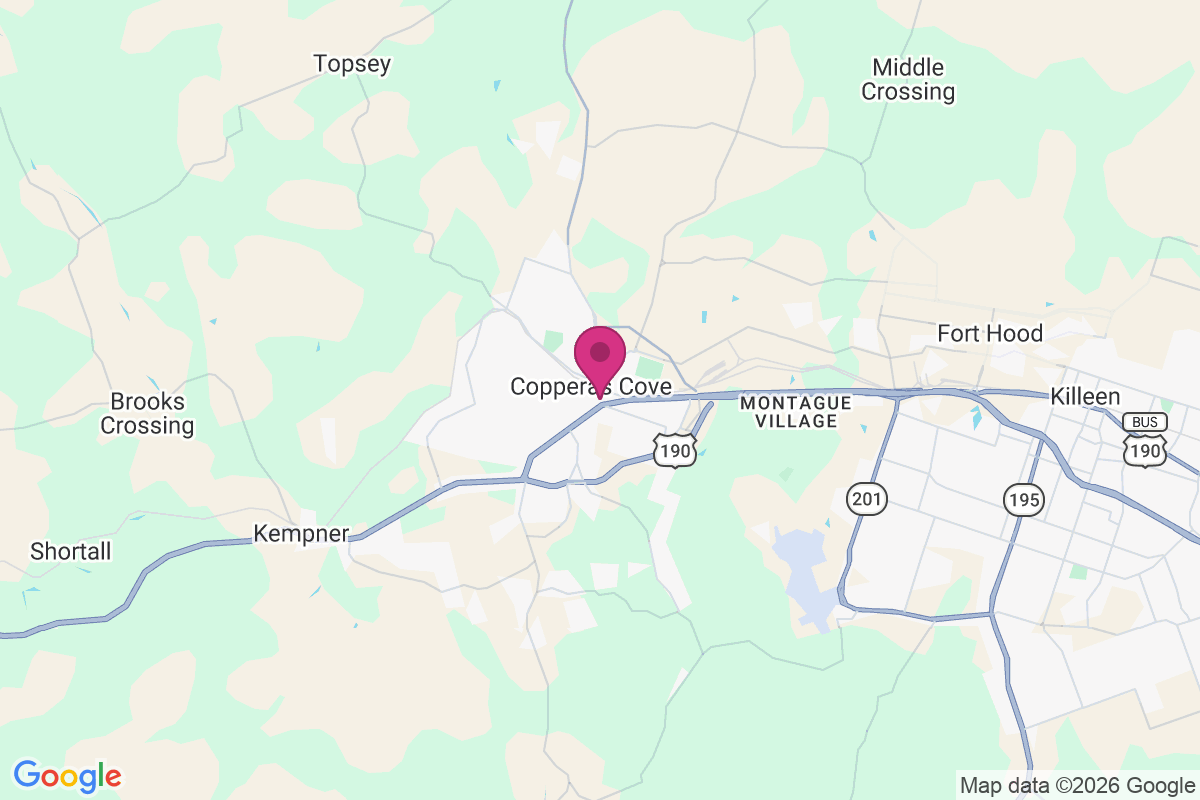 Carte de Copperas Cove